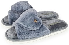 Домашние тапочки женские Smile of Milady 352-133 серые 38-39 RU