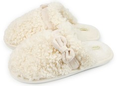 Домашние тапочки женские Smile of Milady 352-332 белые 40-41 RU