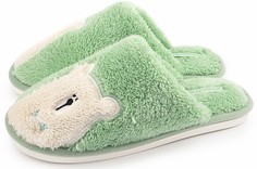 Домашние тапочки женские Smile of Milady 352-548 зеленые 36-37 RU