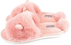 Домашние тапочки женские Smile of Milady 352-504 розовые 40-41 RU