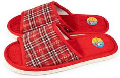 Домашние тапочки женские Smile of Milady А-70 В22-046 красные 36-37 RU
