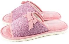 Домашние тапочки женские Smile of Milady А-82-098 розовые 36-37 RU