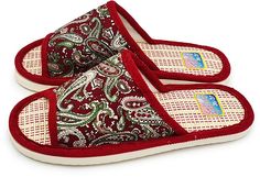 Домашние тапочки женские Smile of Milady А-70 В22-036-1 красные 36-37 RU