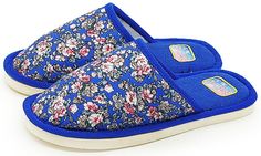 Домашние тапочки женские Smile of Milady А-70 В22-032 синие 36-37 RU