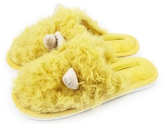 Домашние тапочки женские Smile of Milady 352-330 желтые 40-41 RU