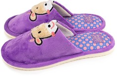 Домашние тапочки женские Smile of Milady А-82-126 фиолетовые 36-37 RU