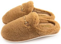 Домашние тапочки женские Smile of Milady 352-808 коричневые 36-37 RU