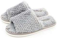 Домашние тапочки женские Smile of Milady 352-172 серые 38-39 RU