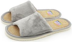 Домашние тапочки женские Smile of Milady А-70 В22-021 серые 36-37 RU