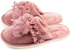 Домашние тапочки женские Smile of Milady А-78-155 розовые 36-37 RU
