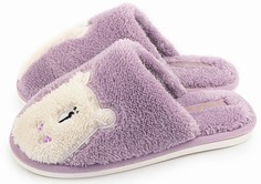 Домашние тапочки женские Smile of Milady 352-548 фиолетовые 38-39 RU