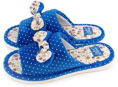 Домашние тапочки женские Smile of Milady А-82-114 синие 38 RU