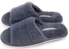 Домашние тапочки женские Smile of Milady 352-350 серые 36-37 RU
