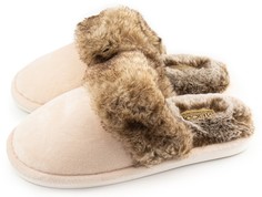 Домашние тапочки женские Smile of Milady 352-366 бежевые 36-37 RU