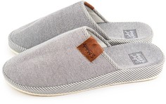 Домашние тапочки женские Smile of Milady SM-210-274 серые 40 RU