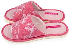 Домашние тапочки женские Smile of Milady А-82-048 розовые 38-39 RU