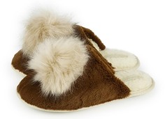 Домашние тапочки женские Smile of Milady 148-206 бежевые 36-37 RU