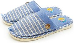 Домашние тапочки женские Smile of Milady А72-005 голубые 38-39 RU