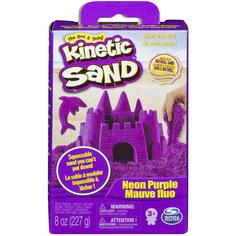 Кинетический песок Spin Master Kinetic Sand набор для лепки 240 г (фиолетовый)