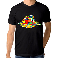 Футболка мужская Dream Shirts Кубик Рубика 33026222 черная 2XL