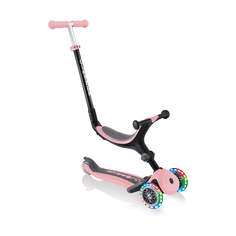 Самокат детский Globber GO UP FOLDABLE PLUS LIGHTS Пастельно-розовый 643-210