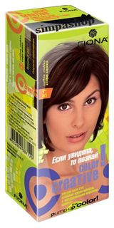 Краска для волос FIONA Creative color тон 5.1 Кофе мокко