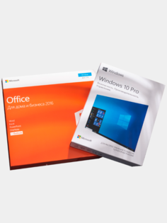 Windows 10 pro box +office home and business 2016 box Microsoft
