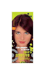 Краска для волос FIONA Creative color тон 4.5 Кристальный гранат