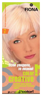 Краска для волос FIONA Creative color 11.2 Благородная платина 120 мл