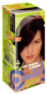 Краска для волос FIONA Creative color тон 4.1 Шоколадная страсть