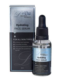 Сыворотка для лица увлажняющая LiDа/ЛиДа Hydrating Face Serum питает и омолаживает 30 мл