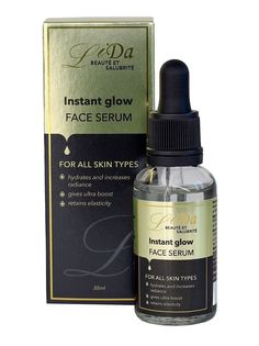 Сыворотка для лица осветляющая Лида LiDа Instant Glow Face Serum подтягивает кожу 30 мл