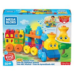 Конструктор Mega Bloks Обучающий поезд Алфавит