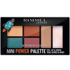 Палетка для век Rimmel универсальная Mini Power Palette Eye, Lip Тон 004