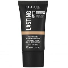 Тональный крем Rimmel LASTING MATTE Full Coverage Mattifying Foundation Тон 085