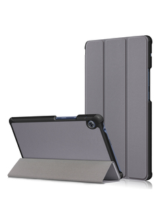 Чехол Mobileocean для Huawei MatePad T8 (8.0") (платиново-серый) с магнитом
