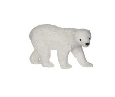 Фигурка новогодняя snow полярный медведь opi239158