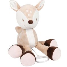 Игрушка мягкая Nattou Musical Soft toy Fanny & Oscar Оленёнок музыкальная 296052
