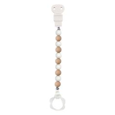 Держатель Nattou для фиксации соски Pacifinder Lapidou white-beige 877626