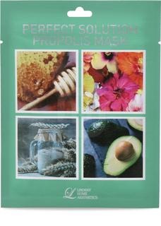 Маска тканевая для лица Lindsay Perfect Solution прополис 1 шт