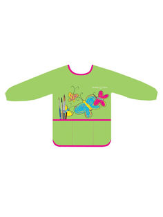 Фартук детский для рисования и труда "БАБОЧКИ", 3-5 ЛЕТ Hobby Time