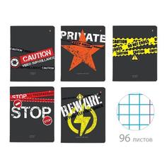 Тетрадь общая Альт Keep Away 7-96-1171 А5 165х203 мм 96 л клетка набор 5 шт