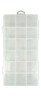 КОНТЕЙНЕР ПЛАСТИКОВЫЙ 23 Х 11.7 Х 4.3 СМ СО СЪЕМНЫМИ РАЗДЕЛИТЕЛЯМИ, Арт. 2-750/07 Hobby Time