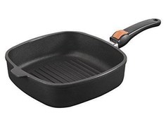 Сковорода-гриль квадратная со съемной ручкой SKK Titan Induction 26 см
