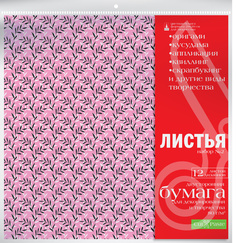 Бумага для декорирования и творчества. Набор № 2 "Листья" Hobby Time