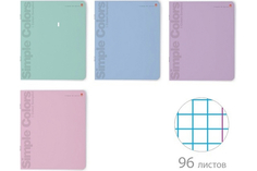 Тетрадь общая Альт Zefir Colors 7-96-707 А5 165х203 мм 96 л клетка набор 4 шт
