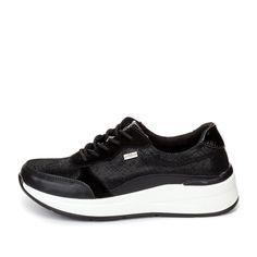 Полуботинки женские quattrocomforto 40-12WA-144FT черные 37 RU