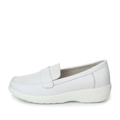 Мокасины женские quattrocomforto 40-12WA-050VS белые 38 RU