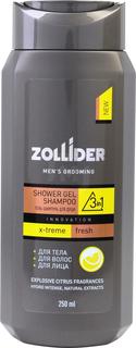 Гель-шампунь для душа Zollider Xtreme Fresh 3 в 1 300 мл