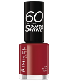 Лак для ногтей Rimmel 60 Seconds Super Shine тон 320 рубин 8 мл